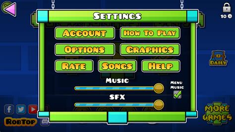 geometry dash support page